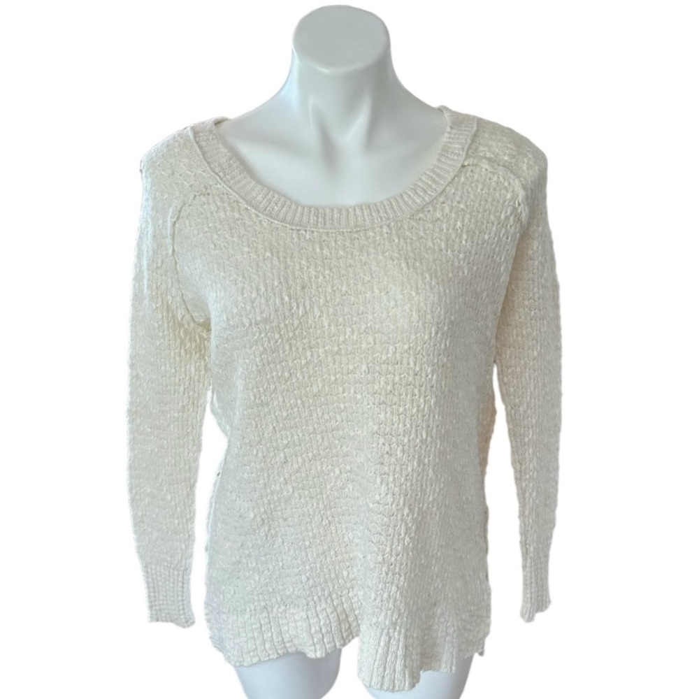 Free People Songbird Cream Sweater Size XS
